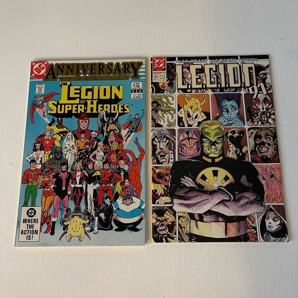 Two DC Legion Comic Books